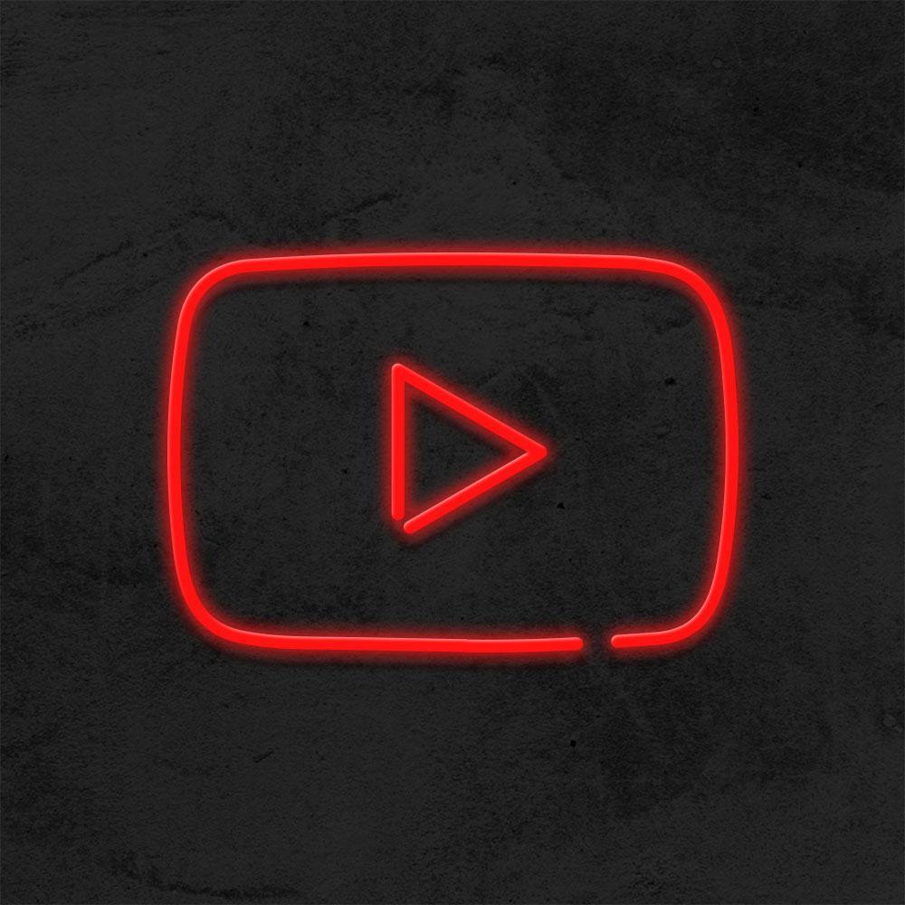 Youtube Logo Neon Sign - Neon Fever