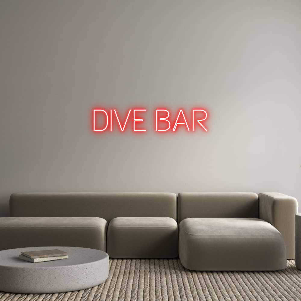 Custom Neon: DIVE BAR