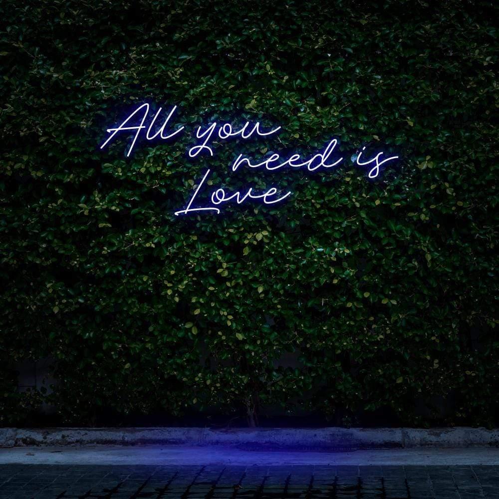 All You Need Is Love Neon Sign - Neon Fever