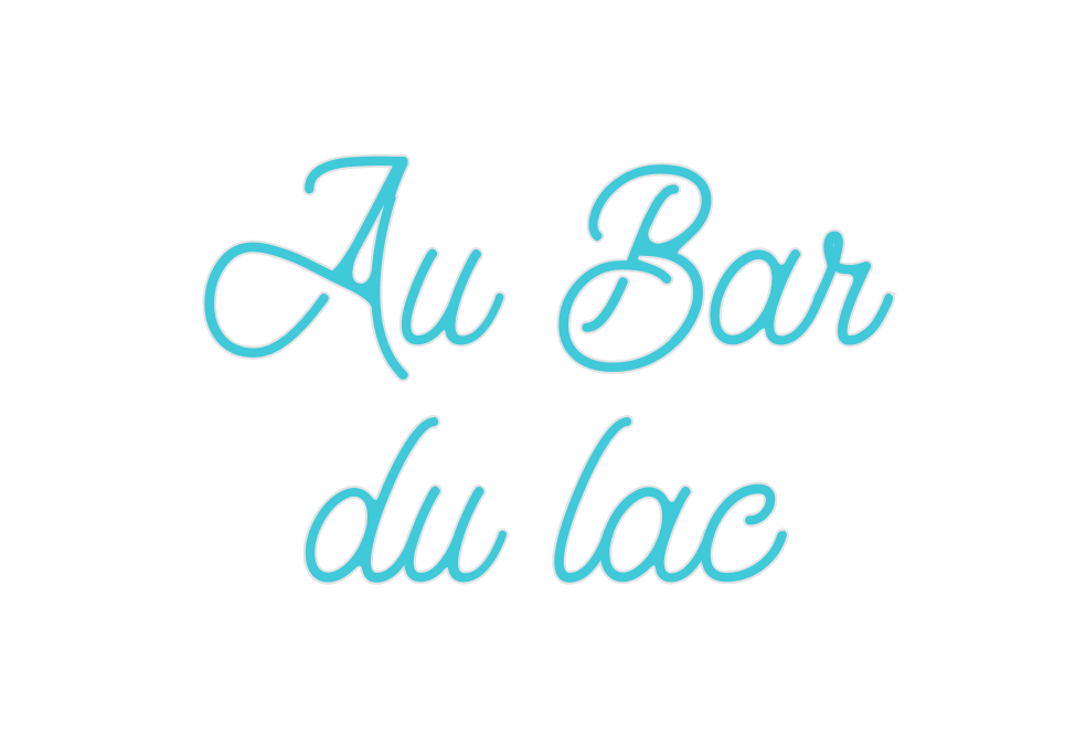 Custom Neon: Au Bar
du lac - Neon Fever