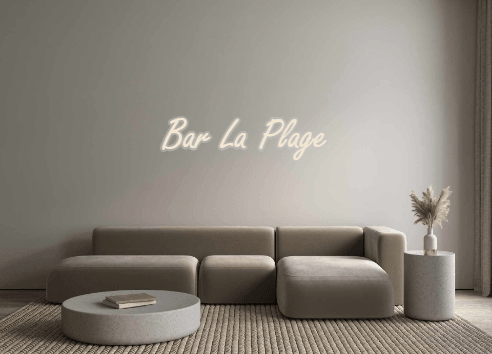 Custom Neon: Bar La Plage - Neon Fever