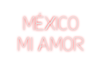 Custom Neon: MÉXICO
MI AMOR - Neon Fever