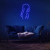 Female Back Silhouette Neon Sign - Neon Fever