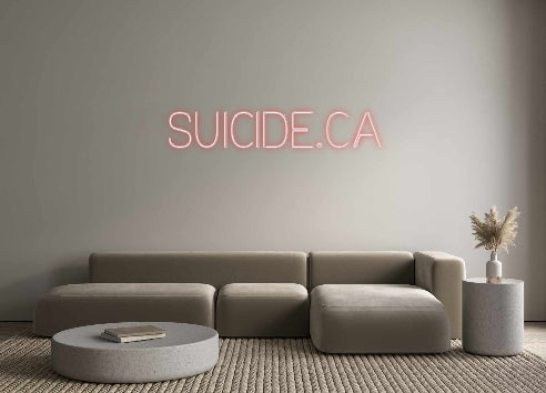 Custom Neon: SUICIDE.CA