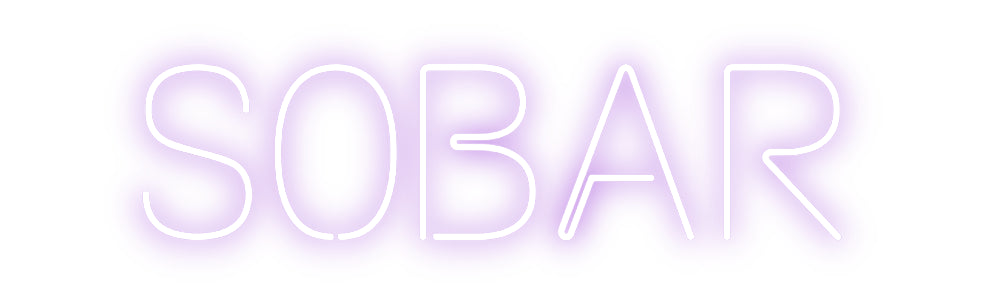 Custom Neon: SOBAR