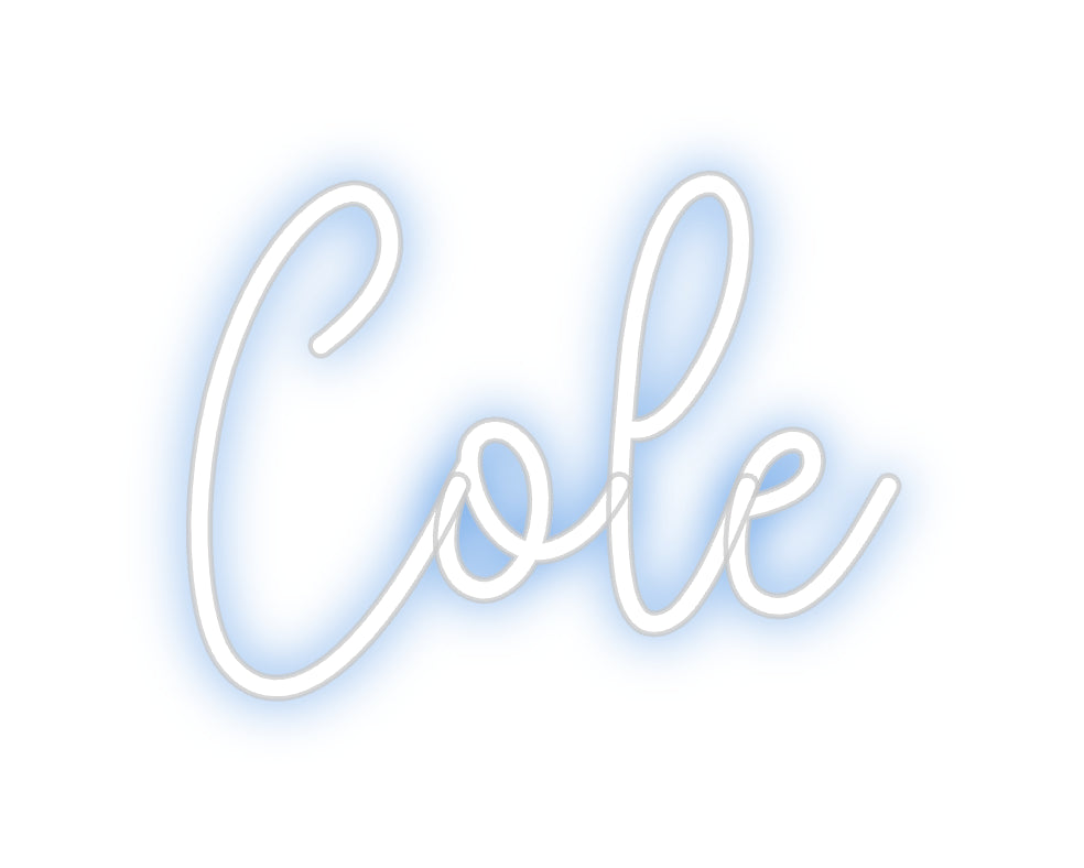 Custom Neon: Cole