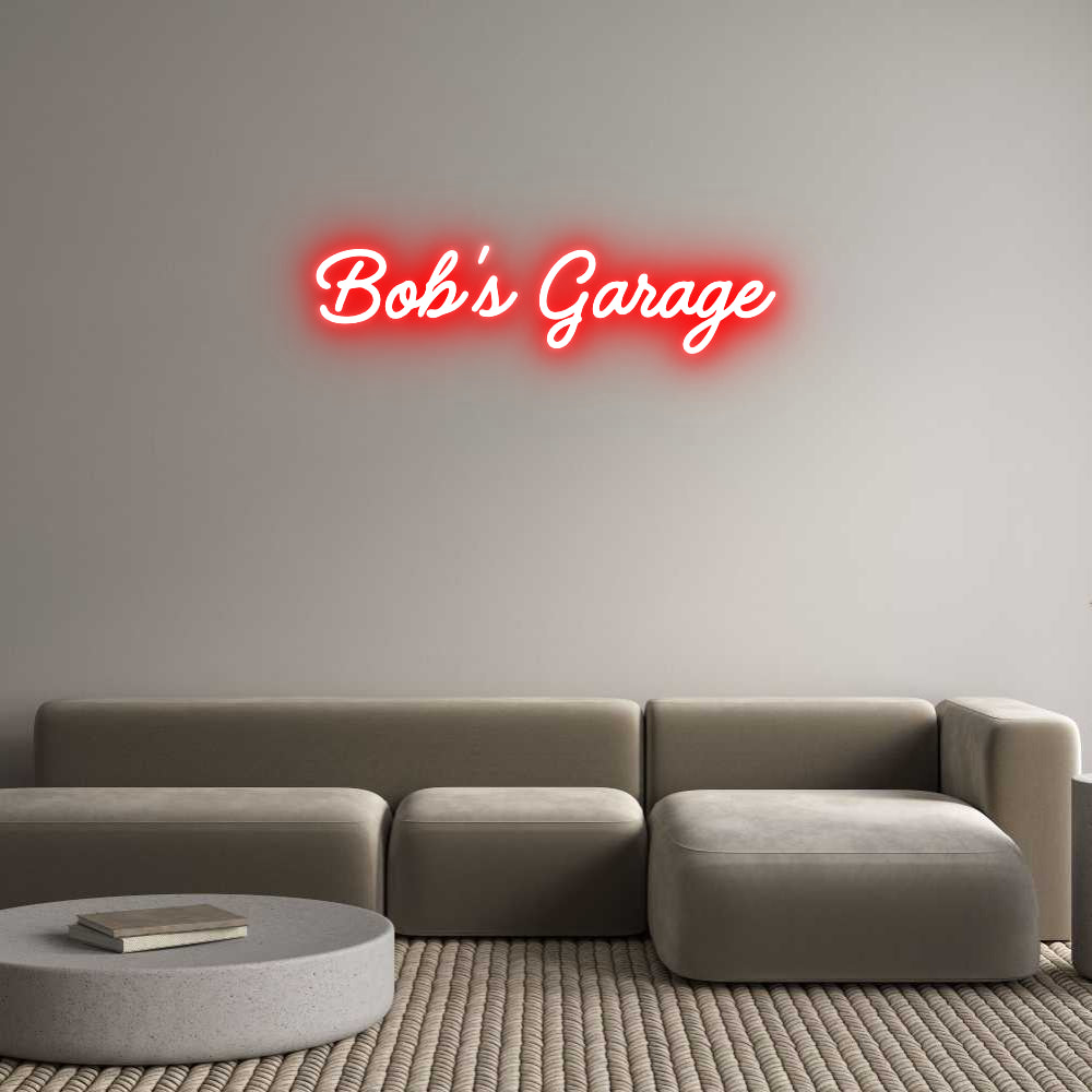 Custom Neon: Bob's Garage