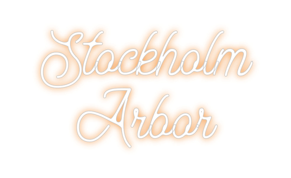 Custom Neon: Stockholm 
A...