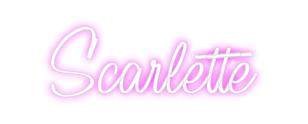 Custom Neon: Scarlette