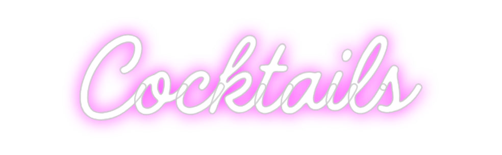 Custom Neon: Cocktails