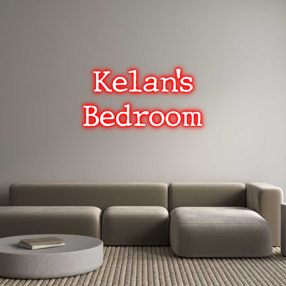 Custom Neon: Kelan’s 
Bed...