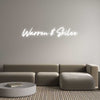 Custom Neon: Warren & Skilee