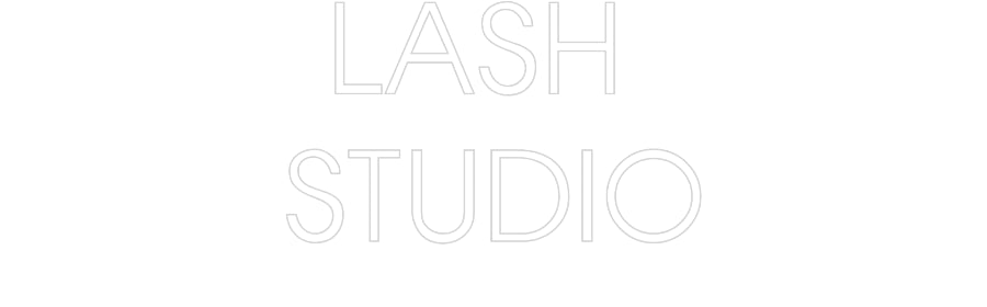 Custom Neon: LASH 
STUDIO