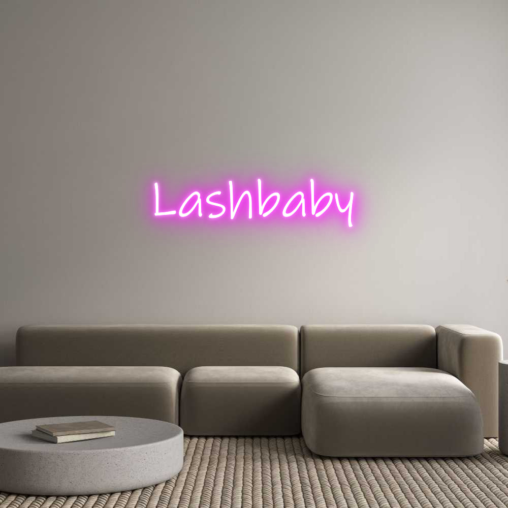 Custom Neon: Lashbaby