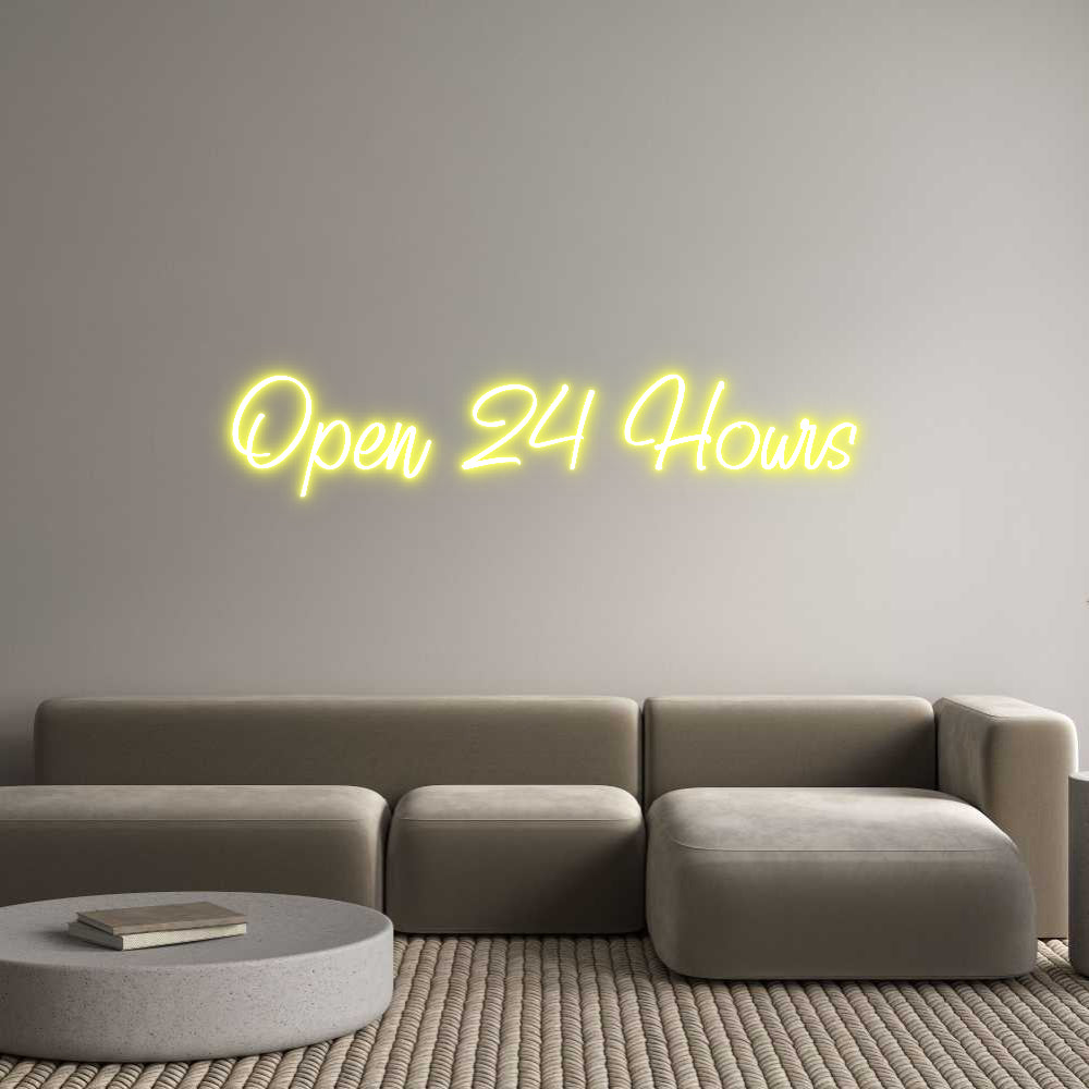 Custom Neon: Open 24 Hours