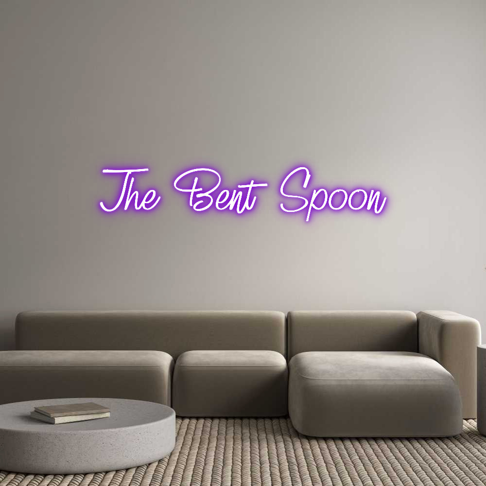 Custom Neon: The Bent Spoon