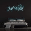 'Just Married' Neon Sign - Neon Fever