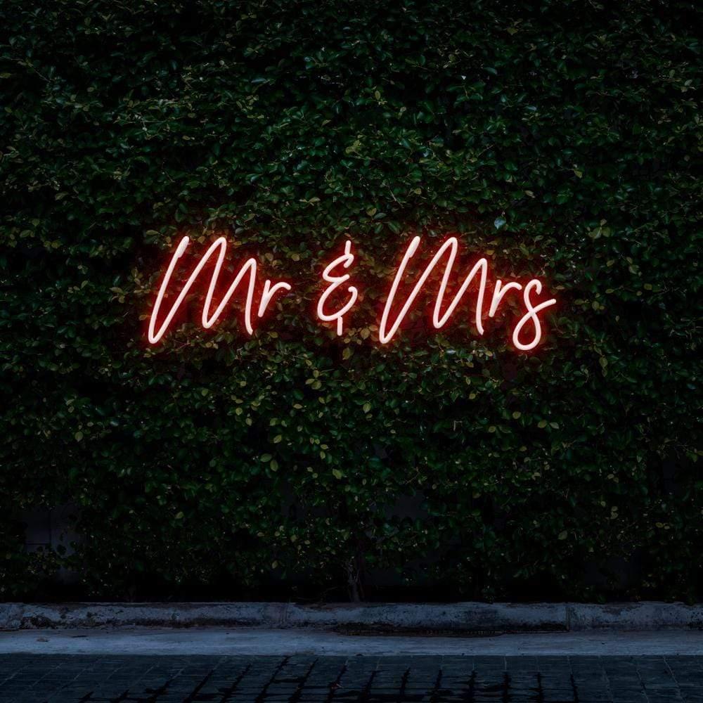 Mr & Mrs Neon Sign - Neon Fever
