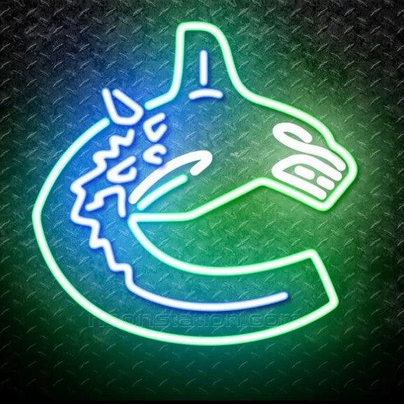 Vancouver Canucks Logo Neon Sign - Neon Fever